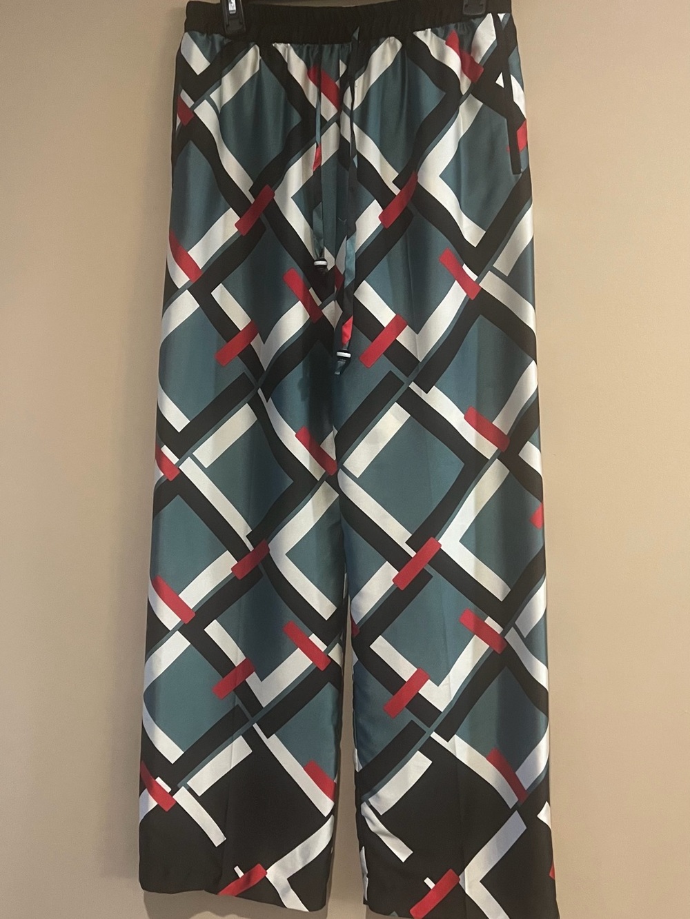 Zara Printed Wide Leg Pants – Size M